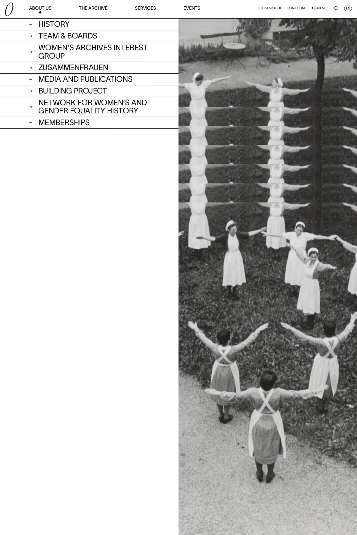 Gosteli-Archiv about page