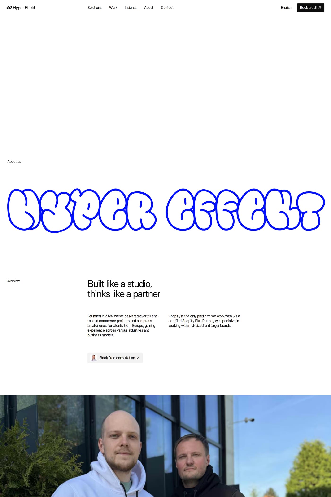 Hyper Effekt about page