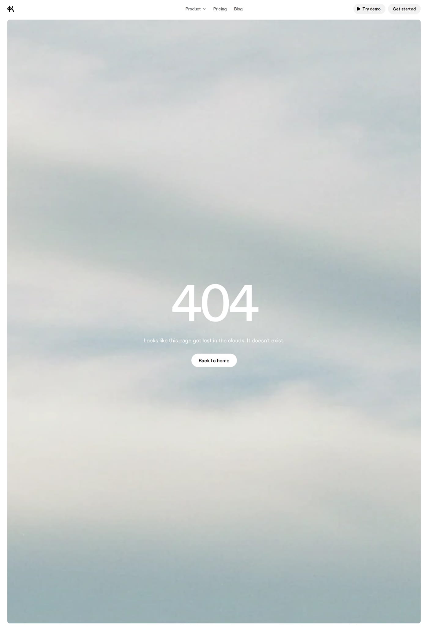 Keytail 404 page