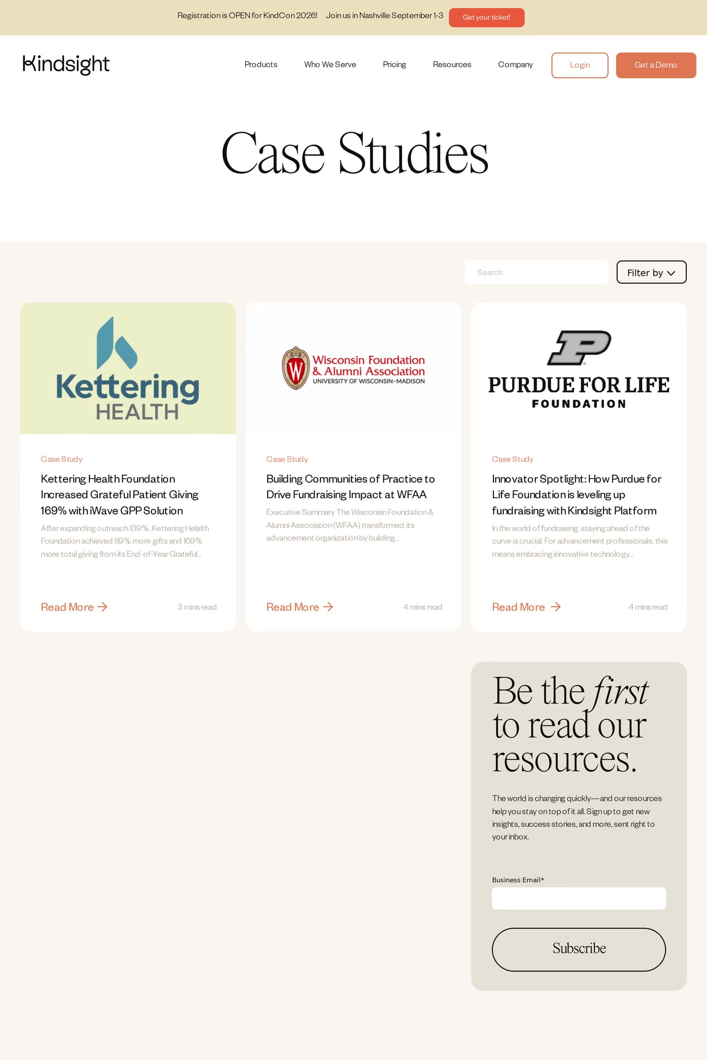 Kindsight case studies page