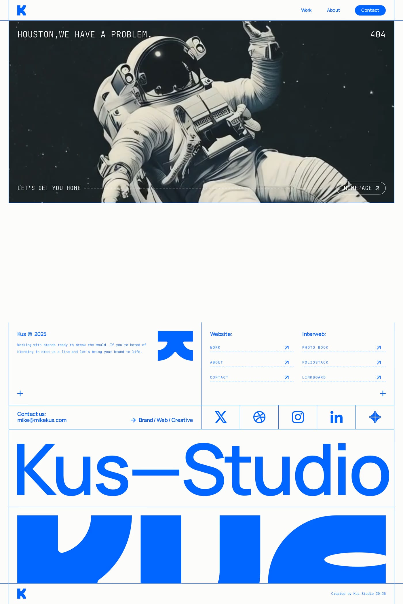 Kus 404 page