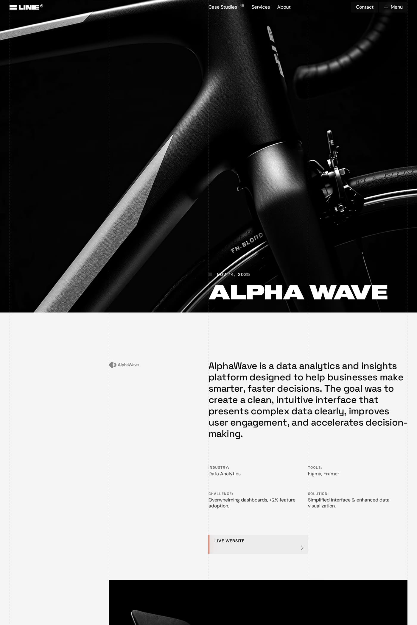 Linie work page