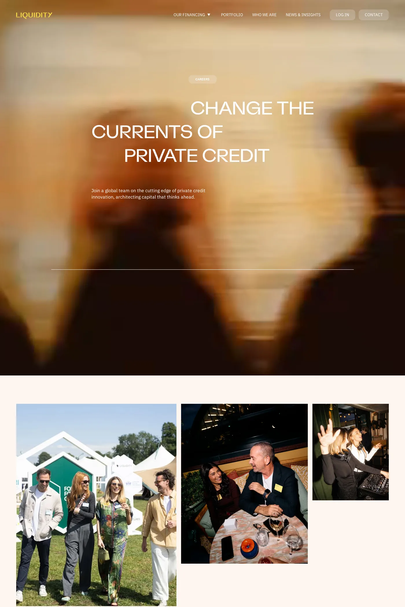 Liquidity — screenshot of the careers page