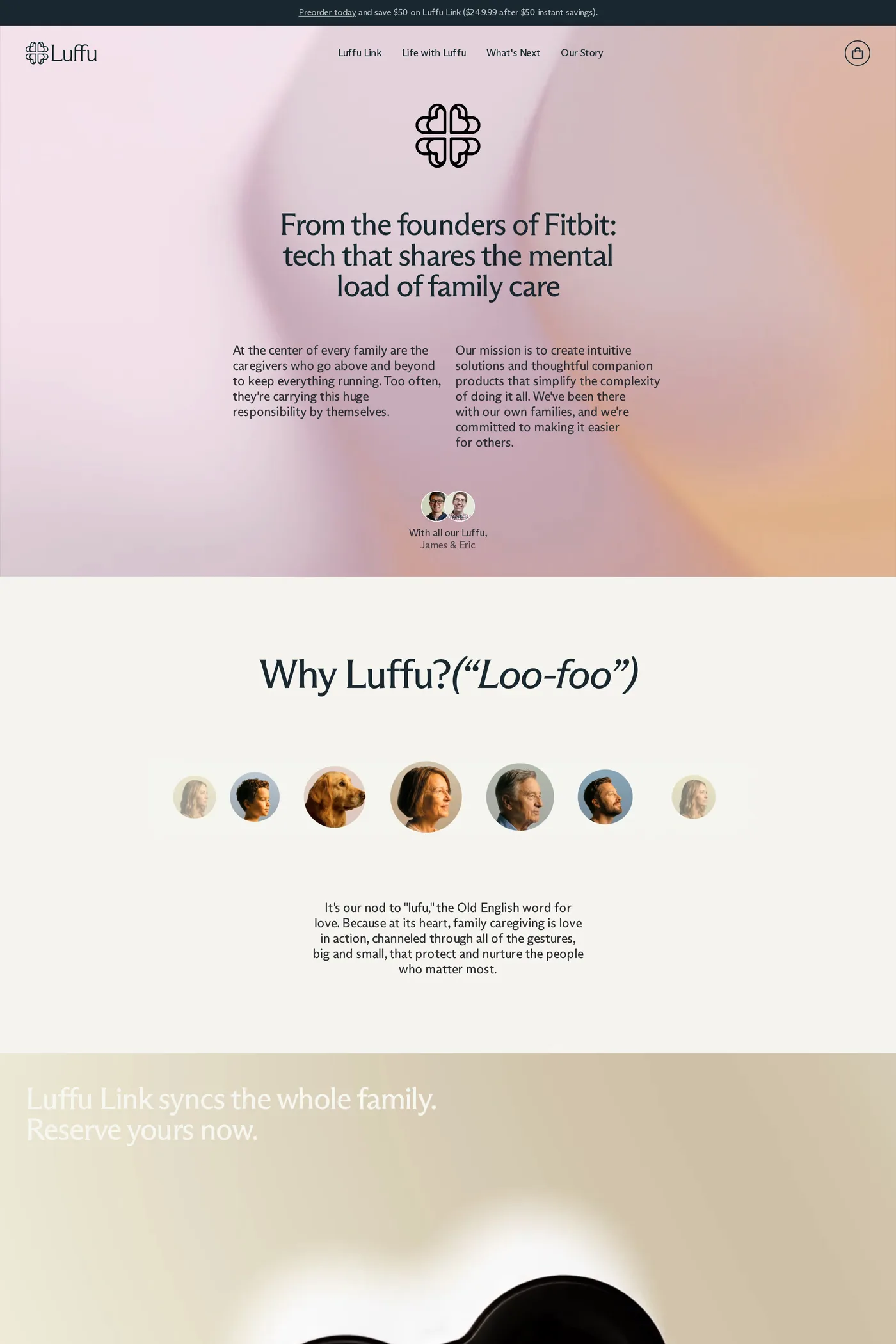 Luffu — screenshot of the about page