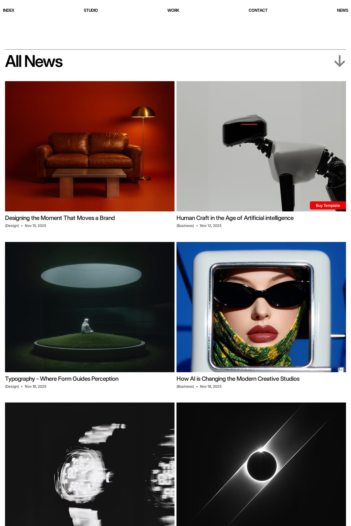 Manner blog page