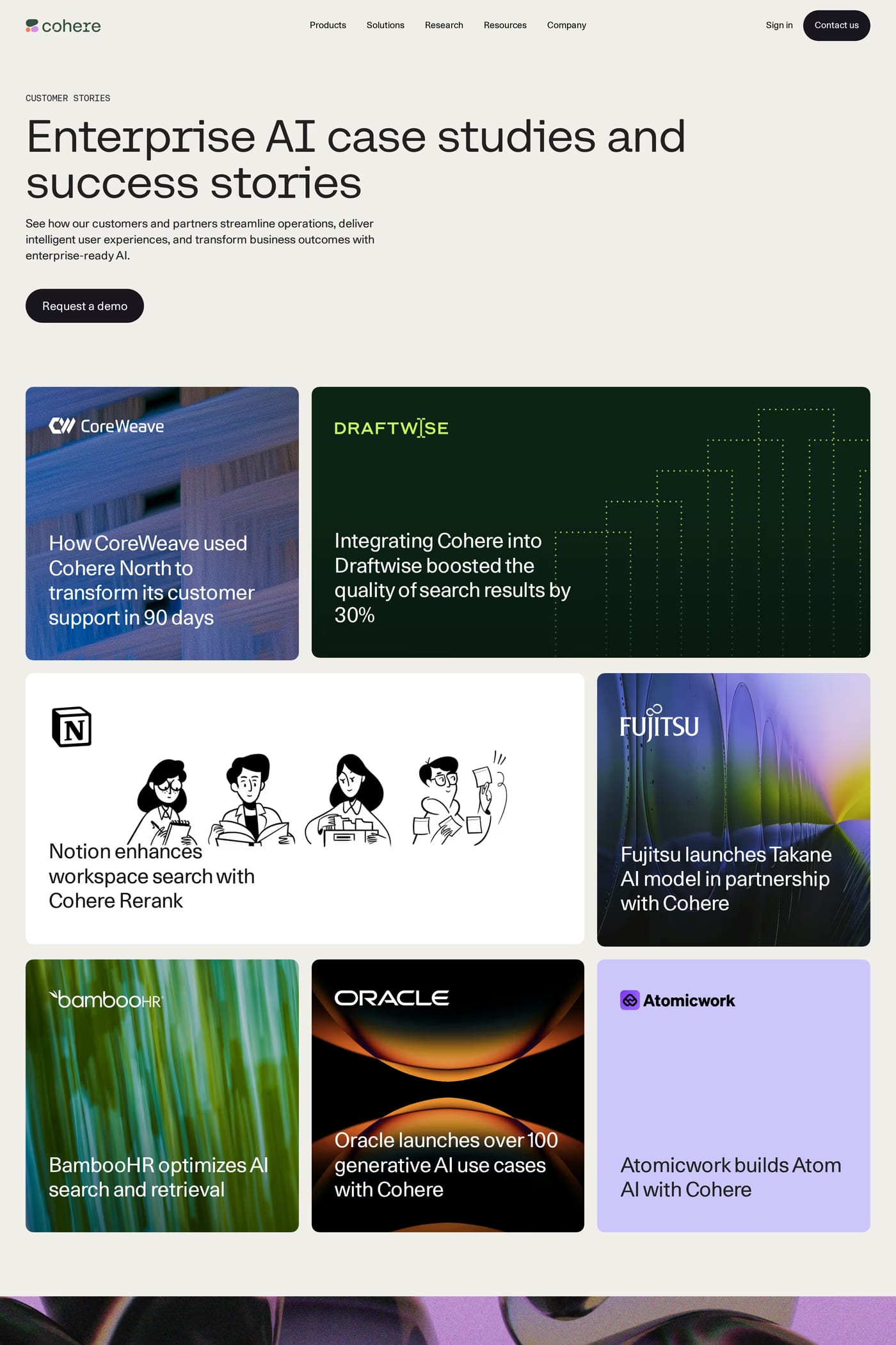 North case studies page