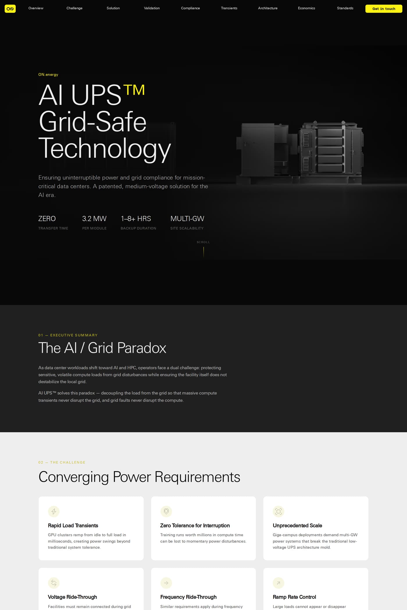 ON.energy features page