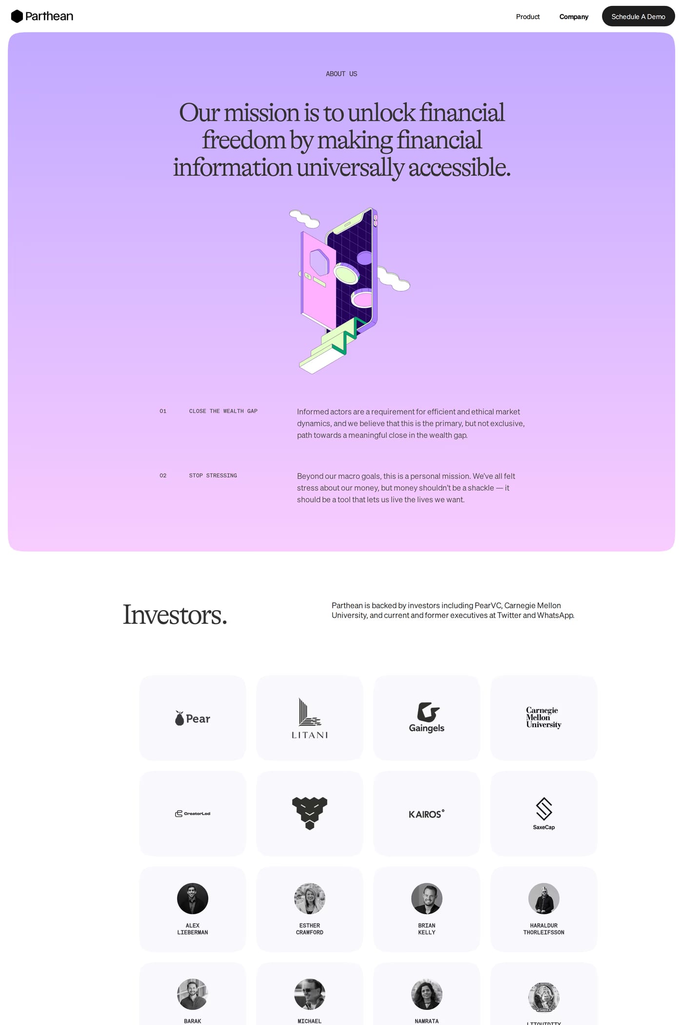 Parthean about page