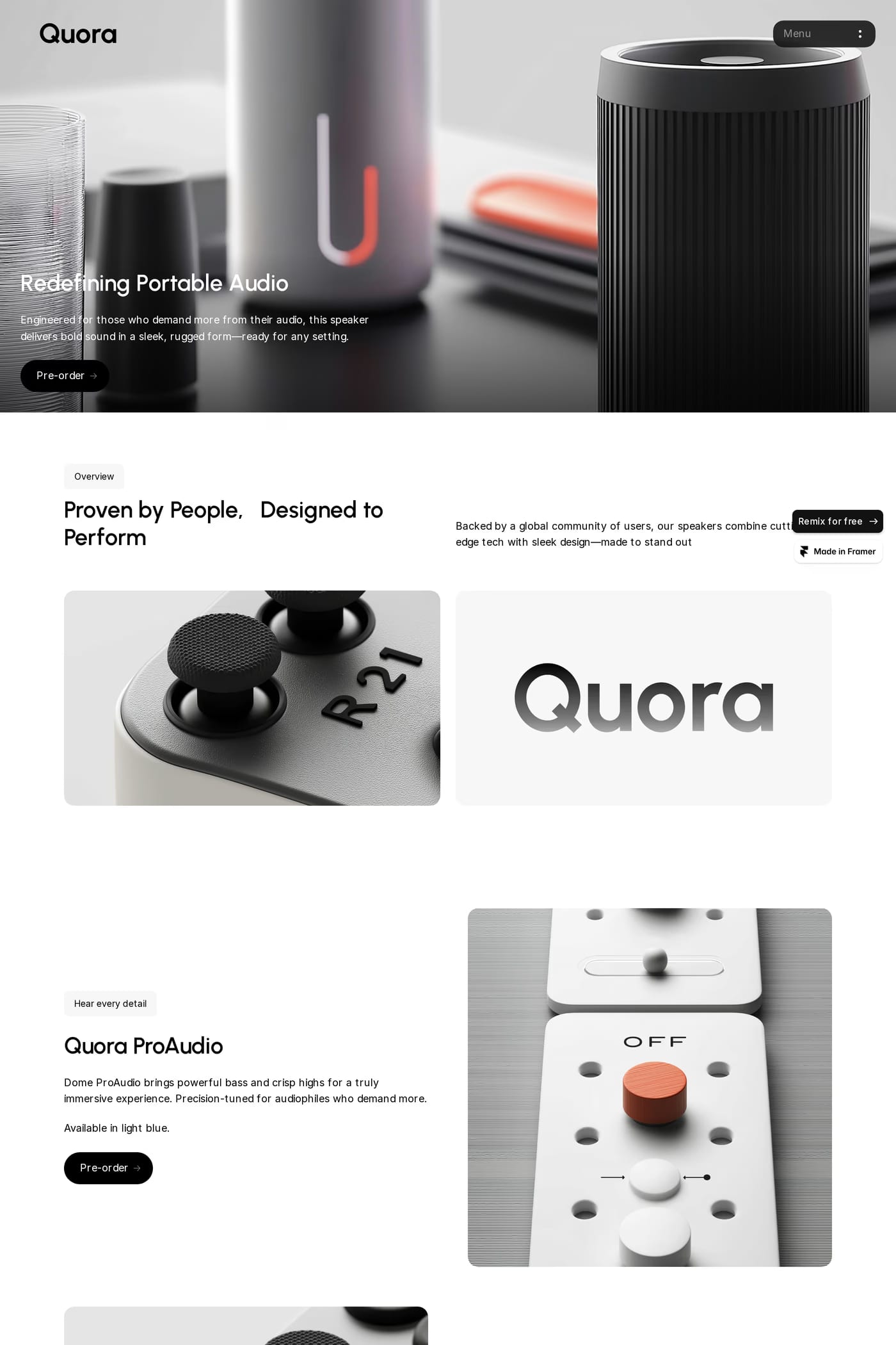 Quora — screenshot of the features page