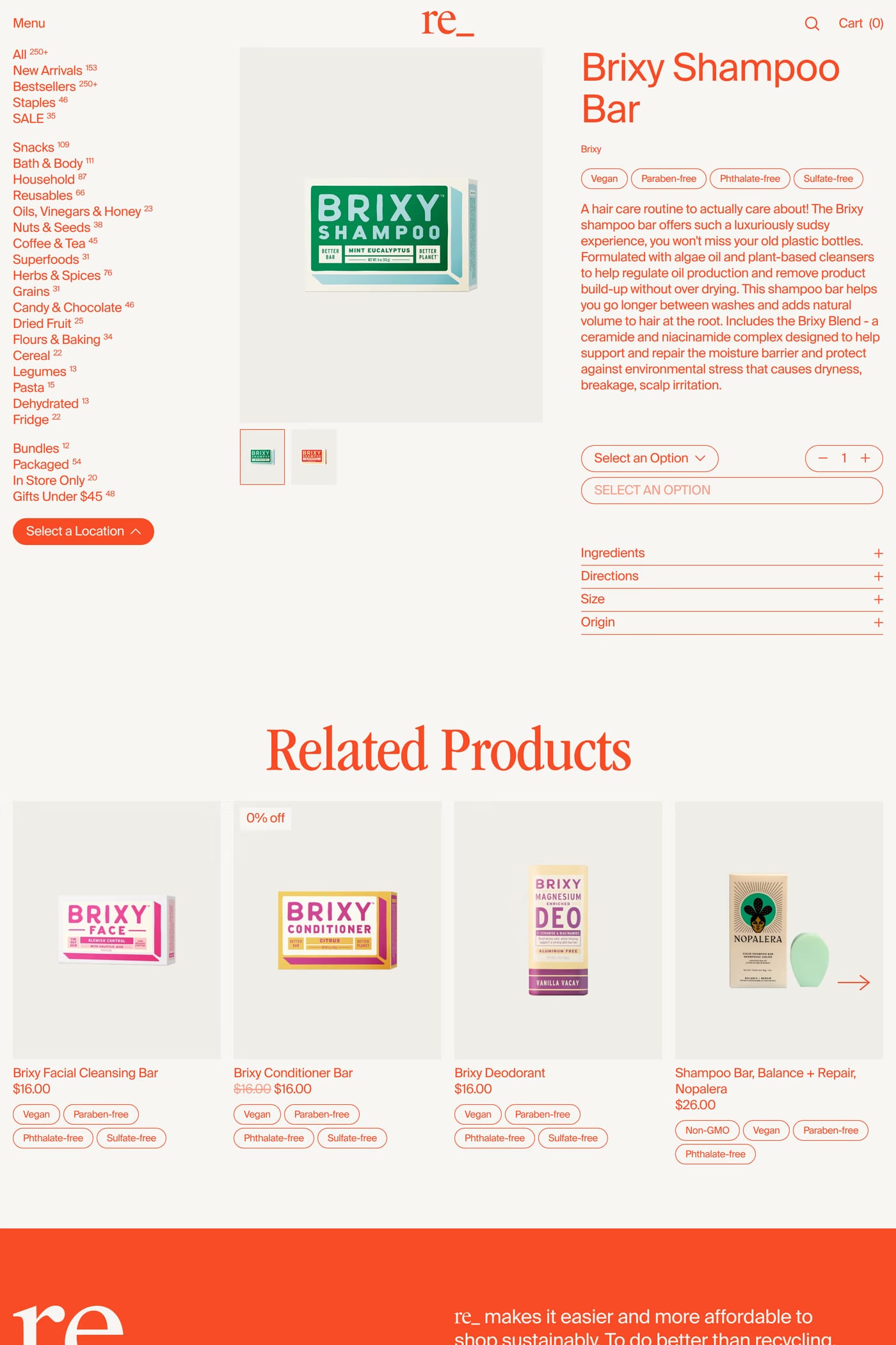 re_ product page page