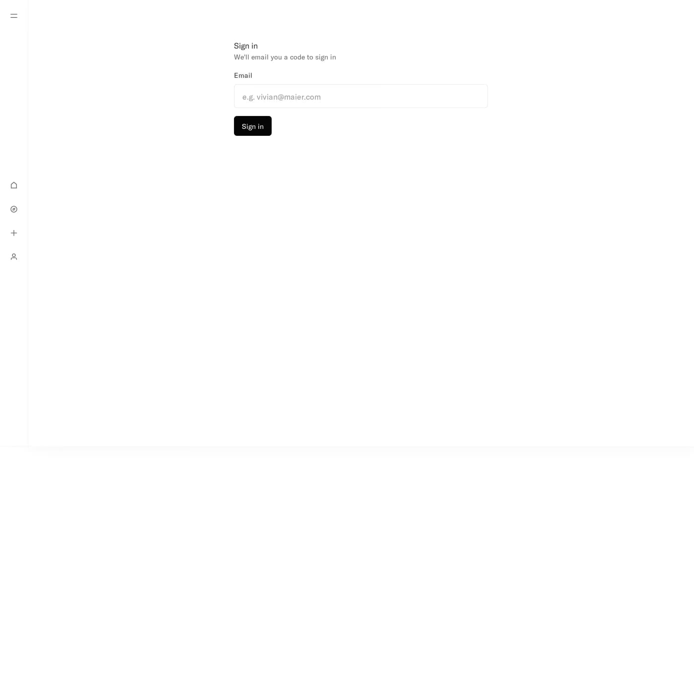 Refrakt login page