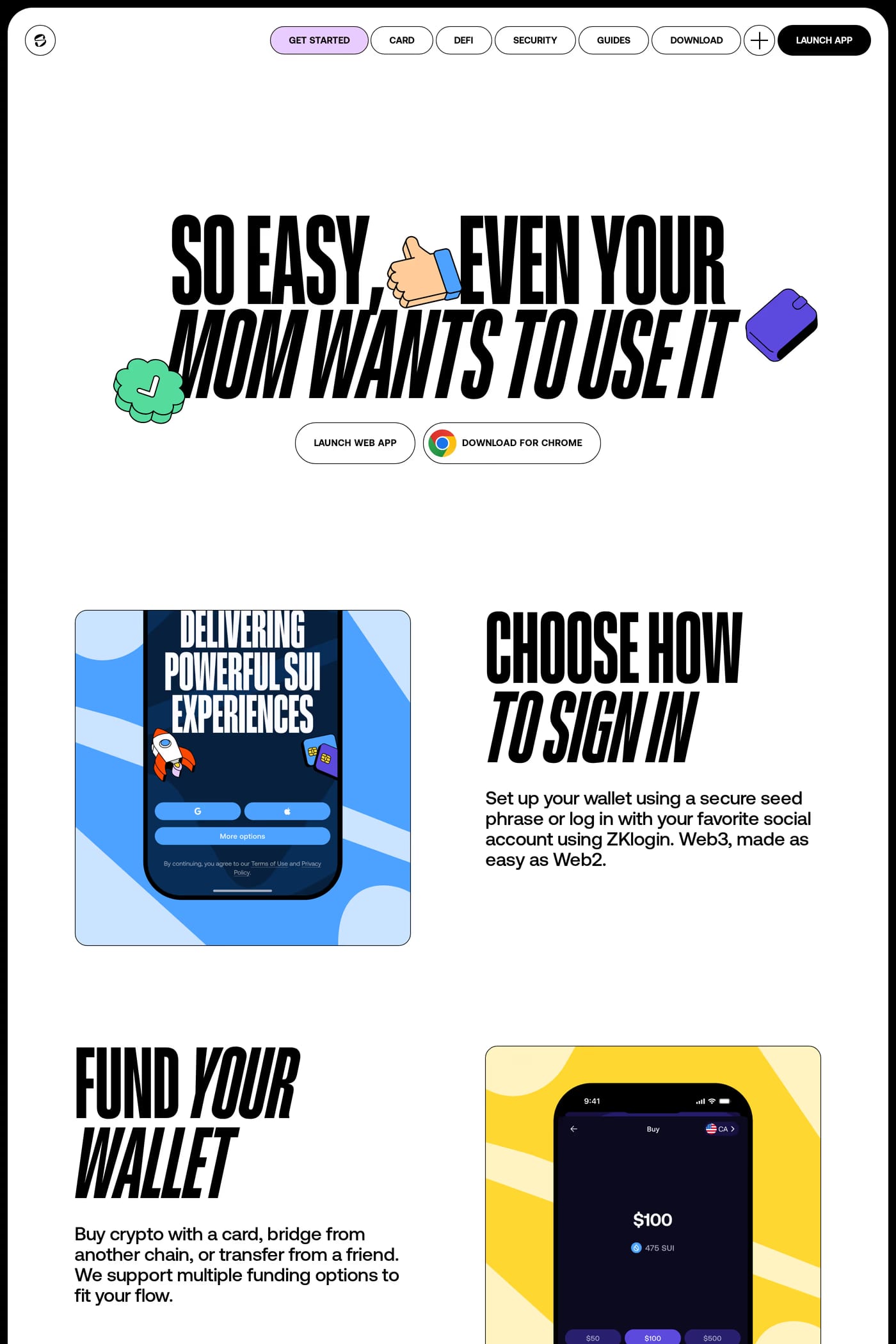 Slush features page