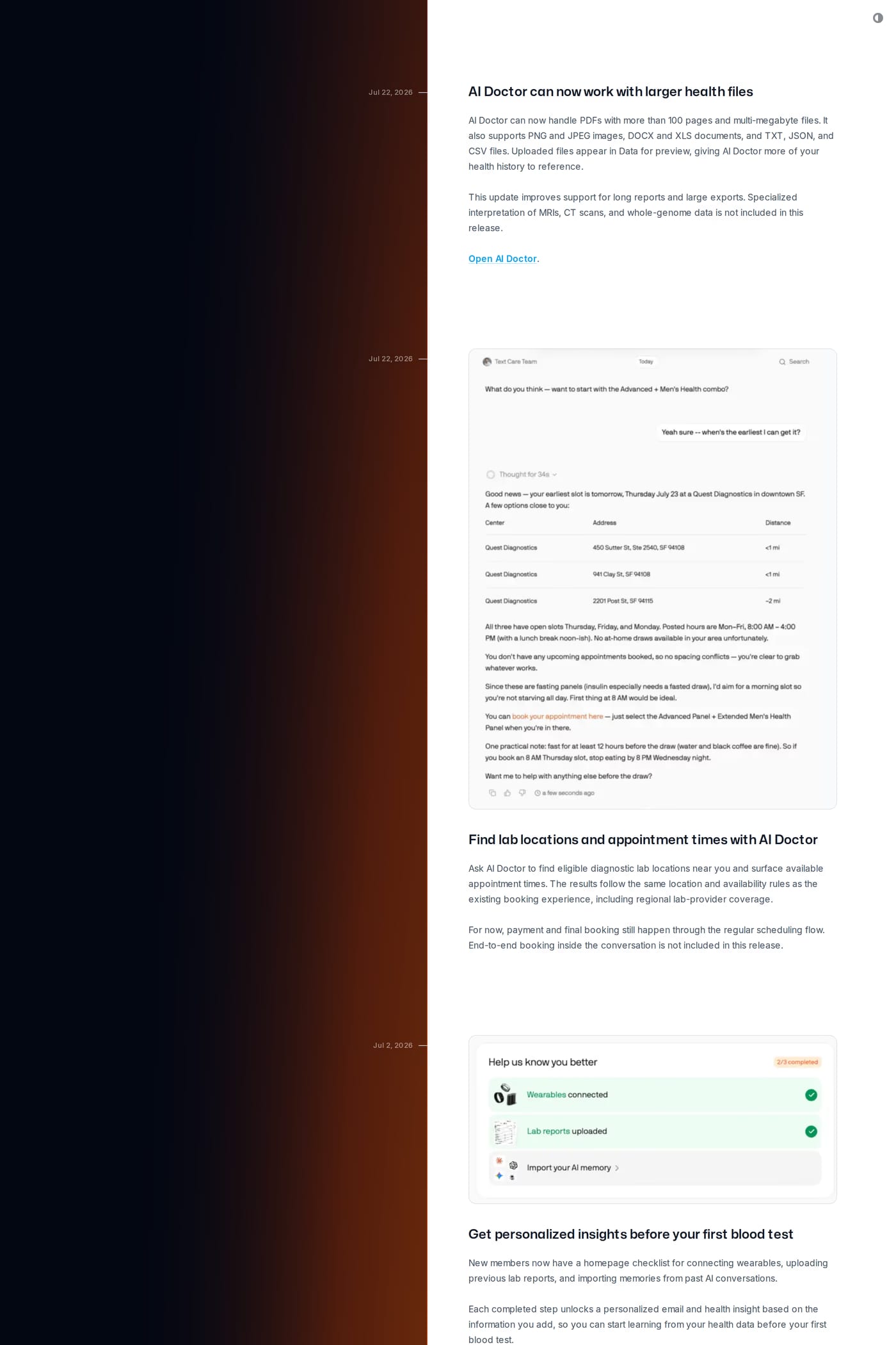 Superpower changelog page