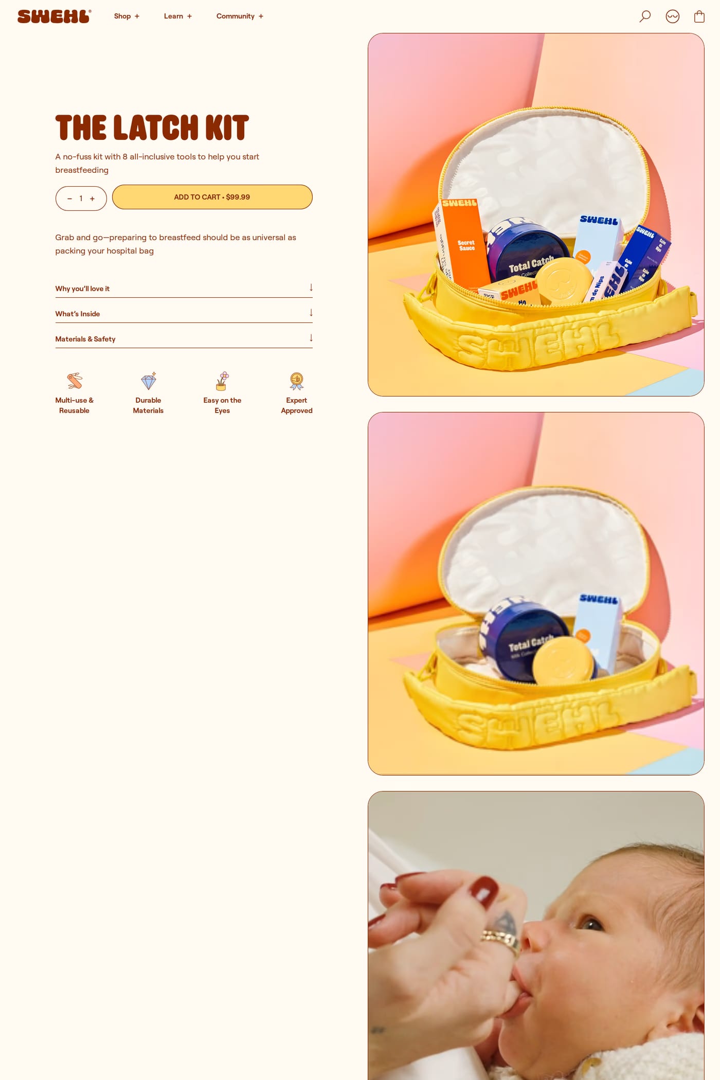 Swehl product page page