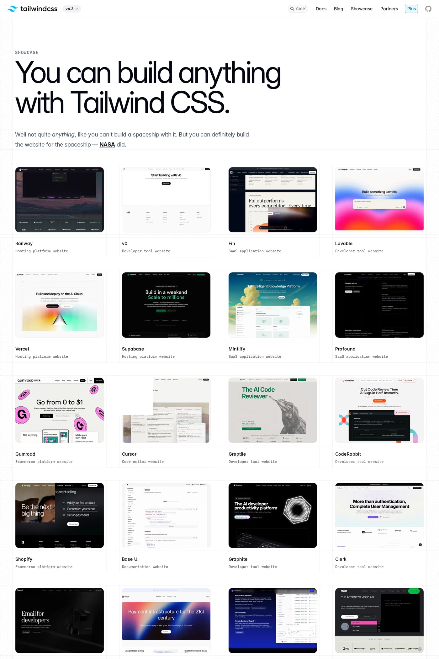 Tailwind CSS work page