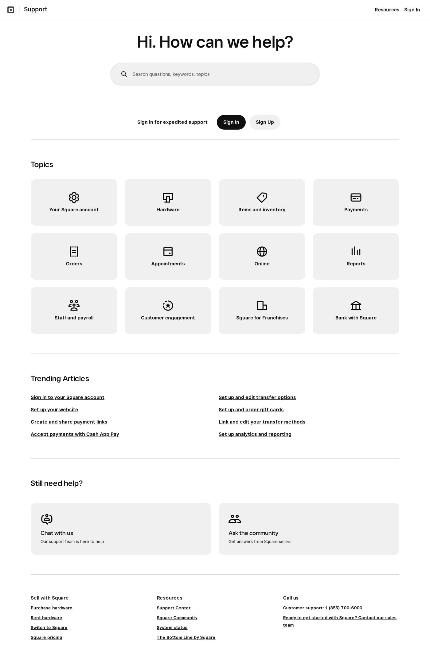 The Bottom Line docs page