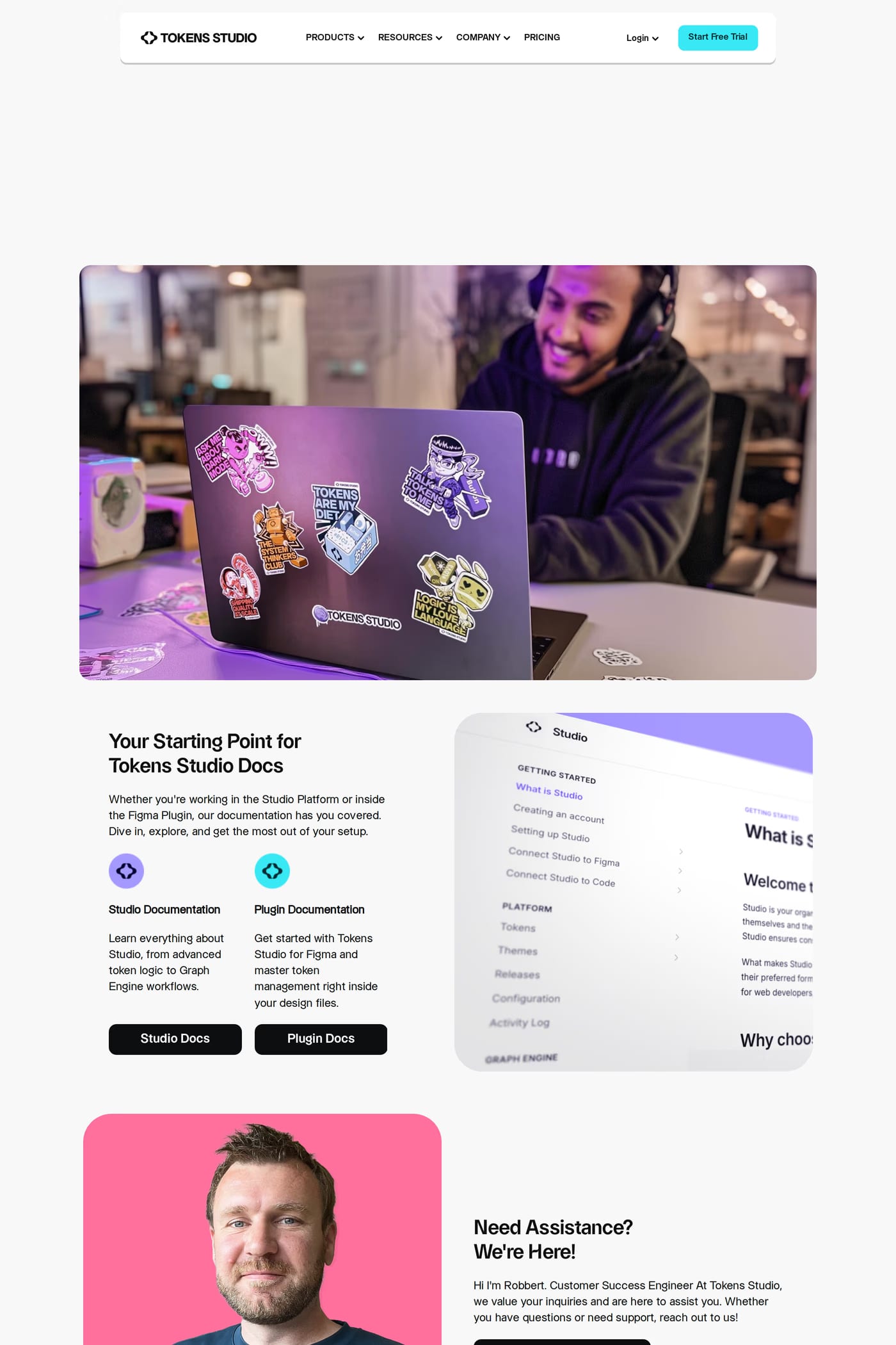 Tokens Studio docs page