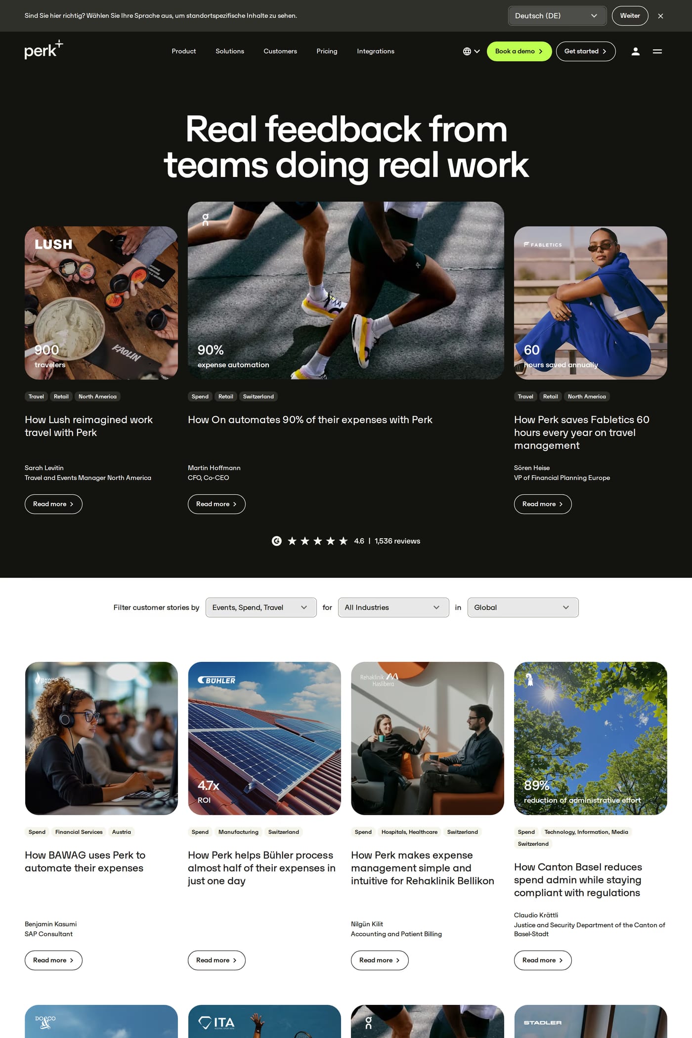 TravelPerk work page
