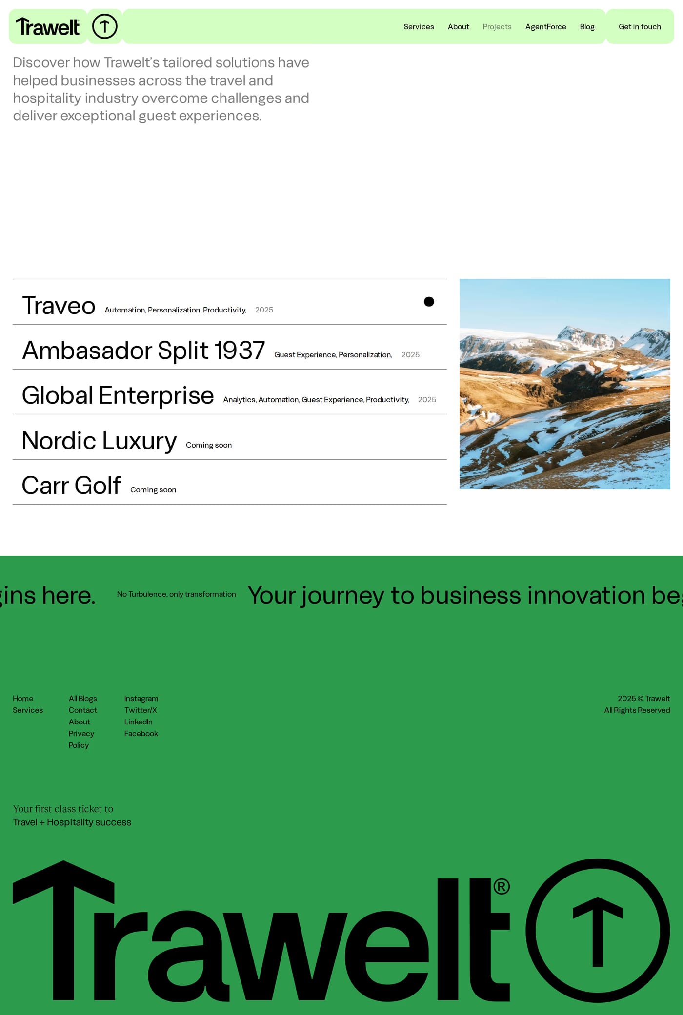 Trawelt work page