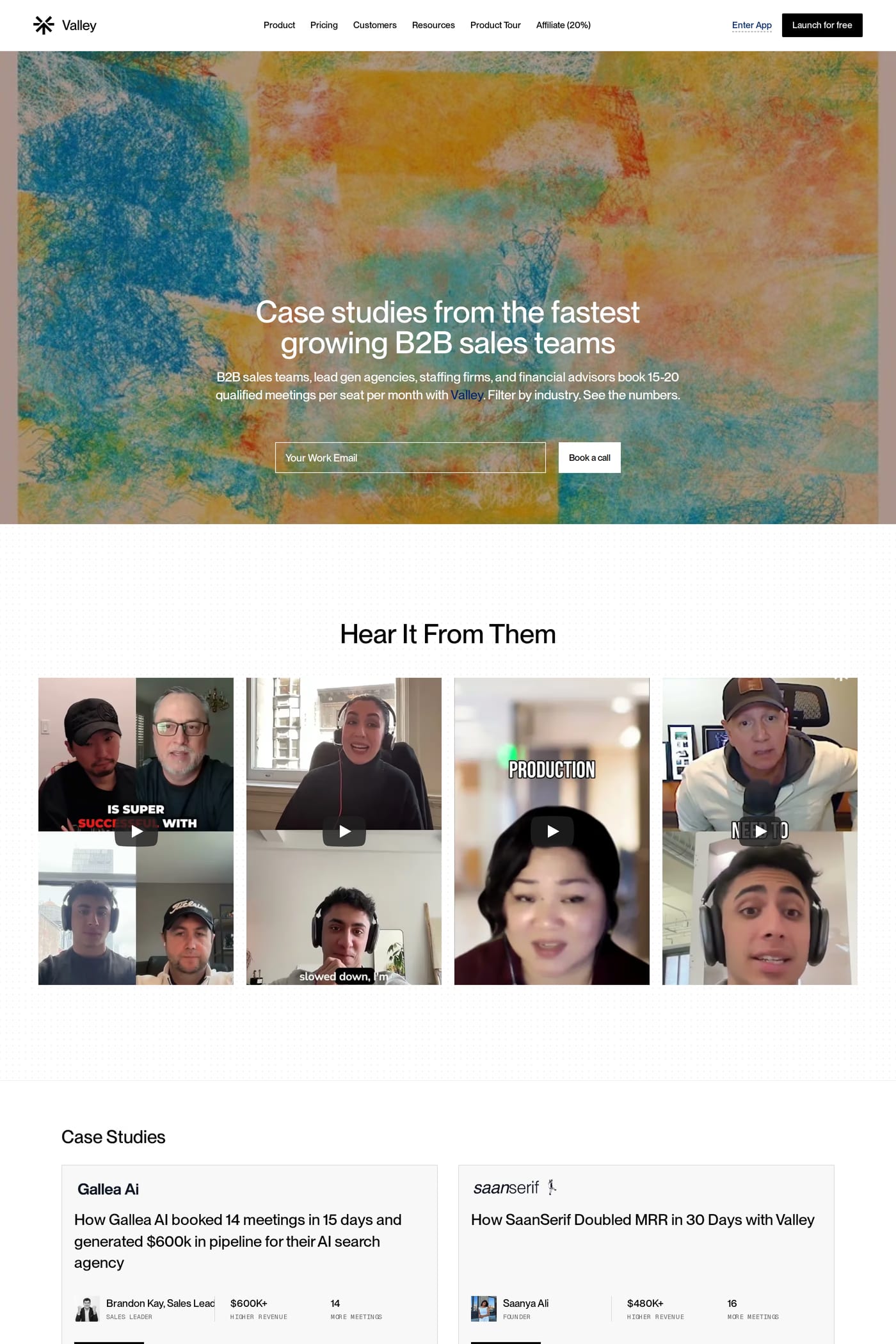 Valley case studies page