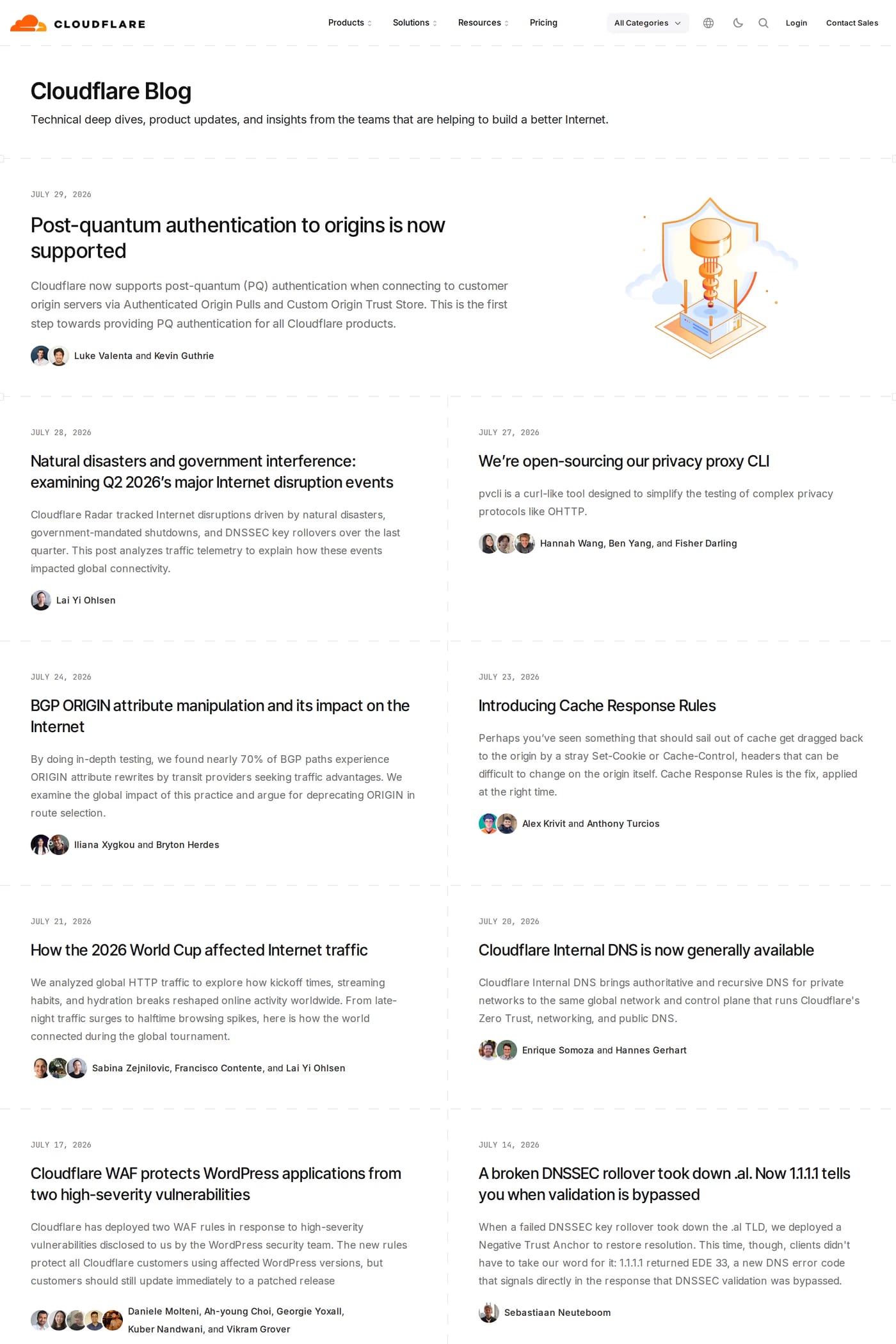 Workers Platform blog page