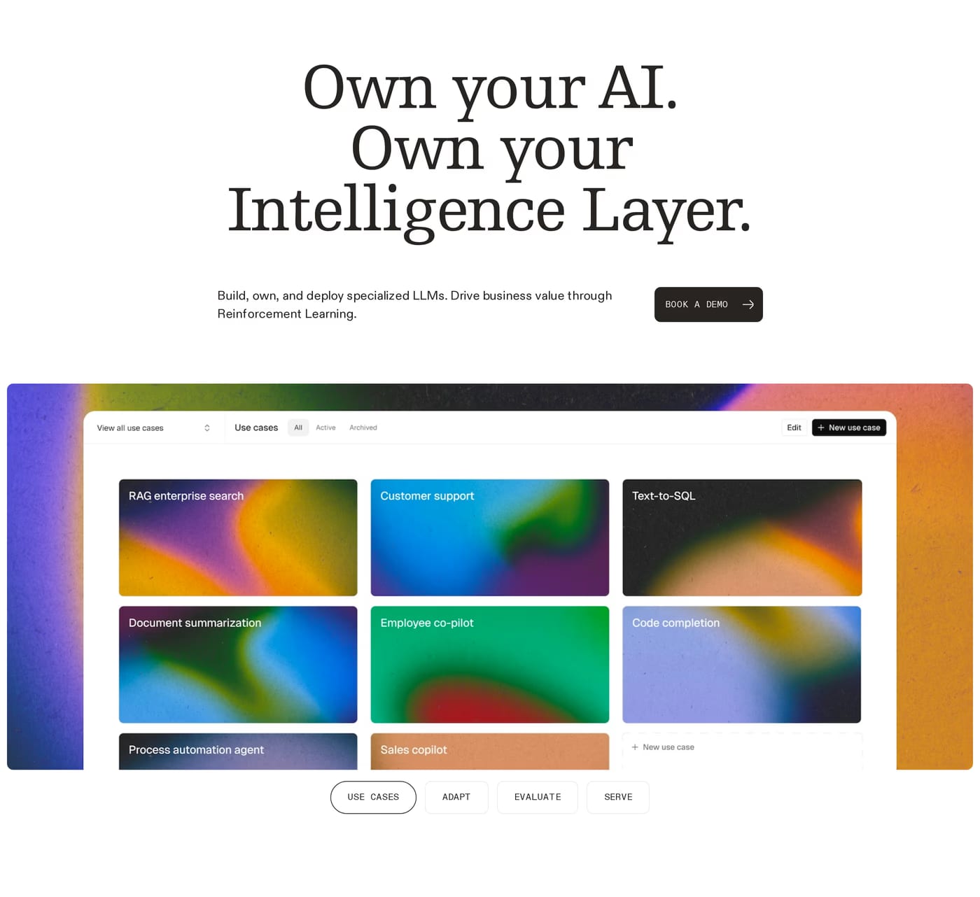 Adaptive ML Hero section