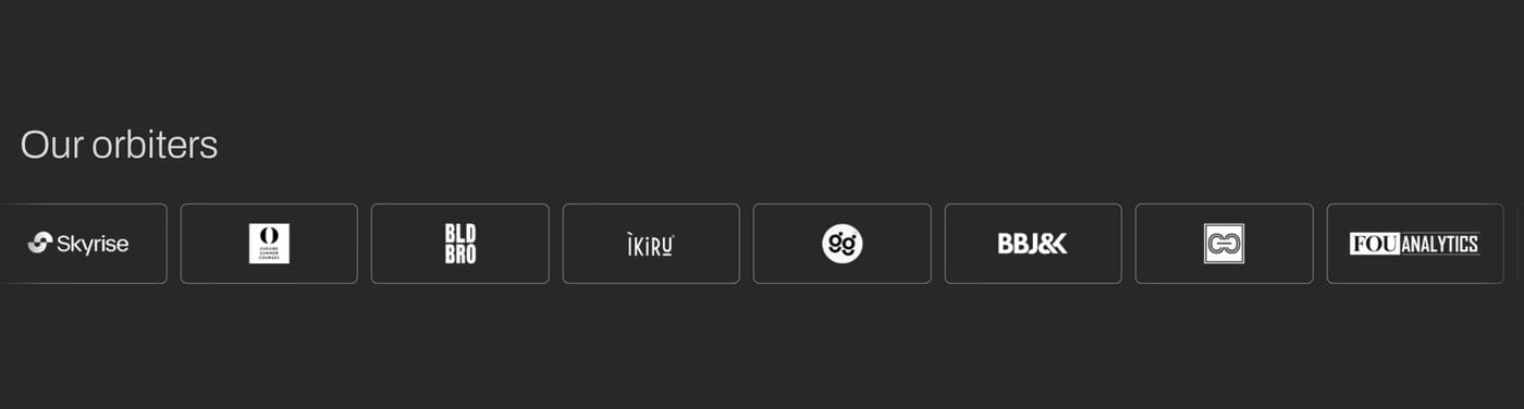 Adnaut — screenshot of the logos section