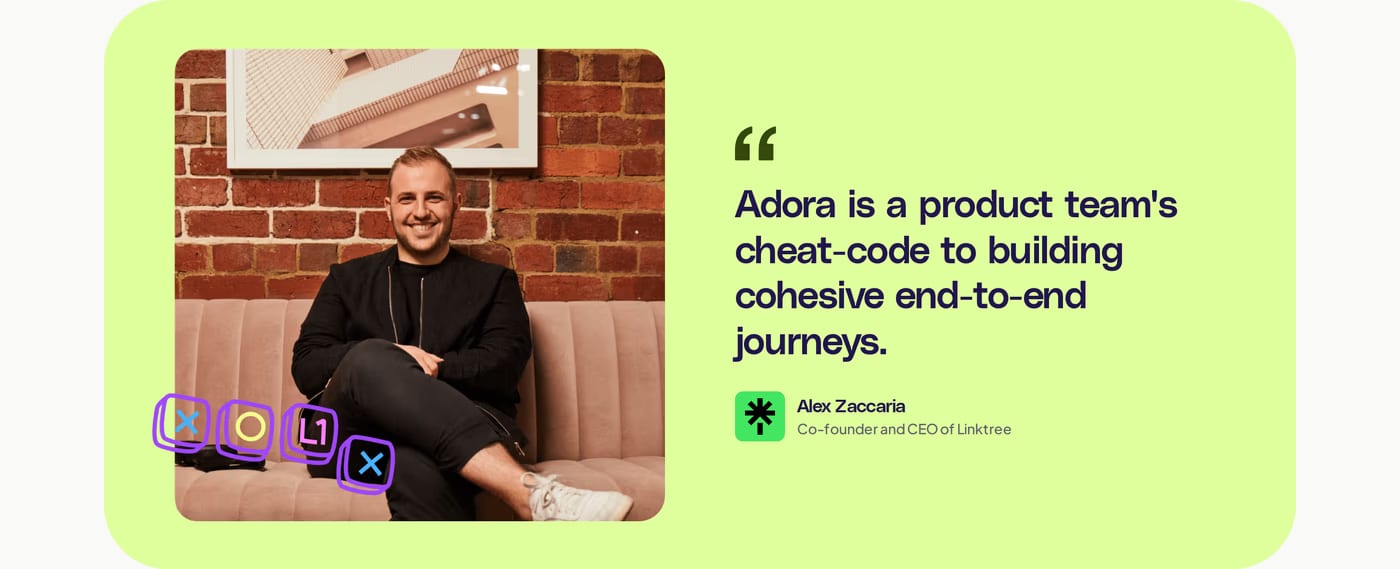 Adora Testimonials section