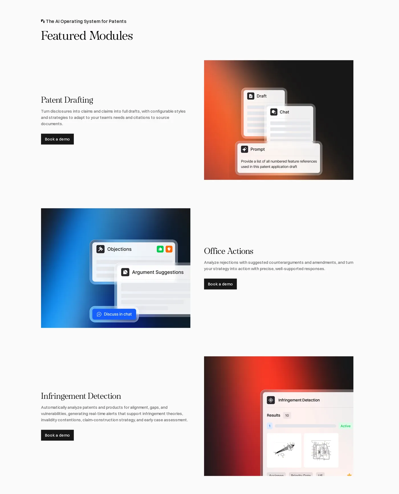 Ankar AI — screenshot of the features section