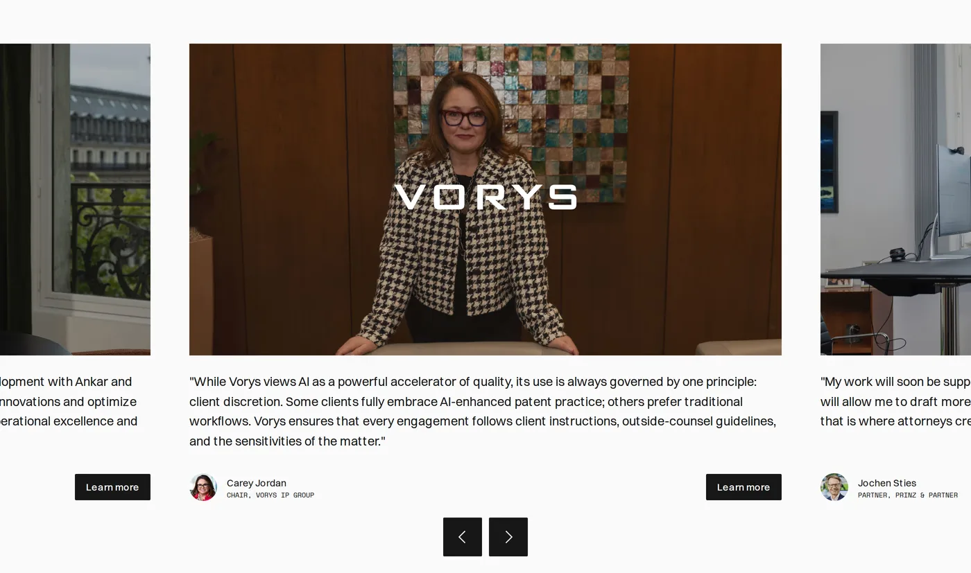 Ankar AI — screenshot of the testimonials section