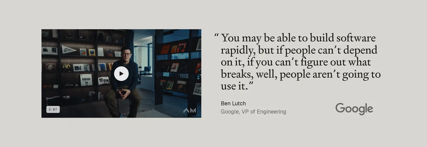 Antimetal — screenshot of the testimonials section