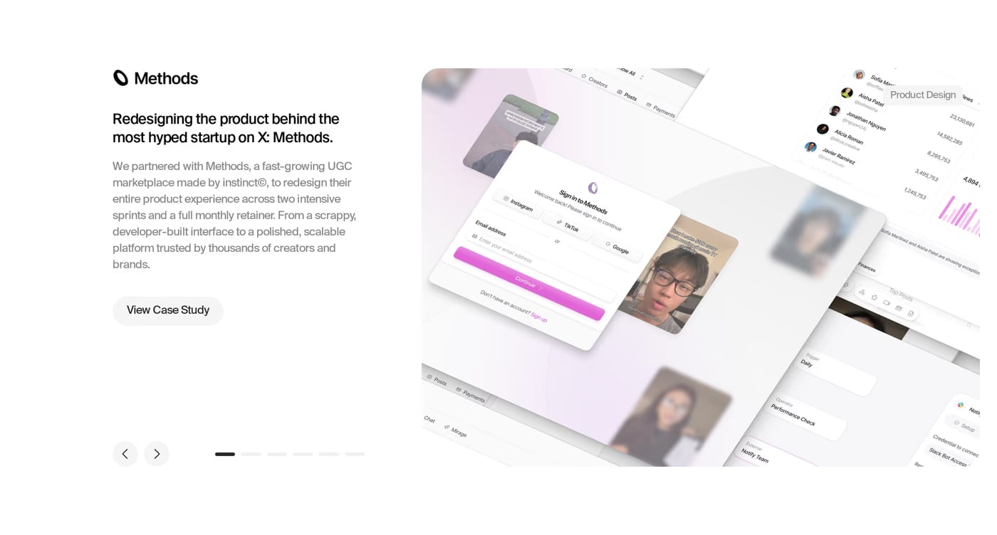 Artone Studio Portfolio section