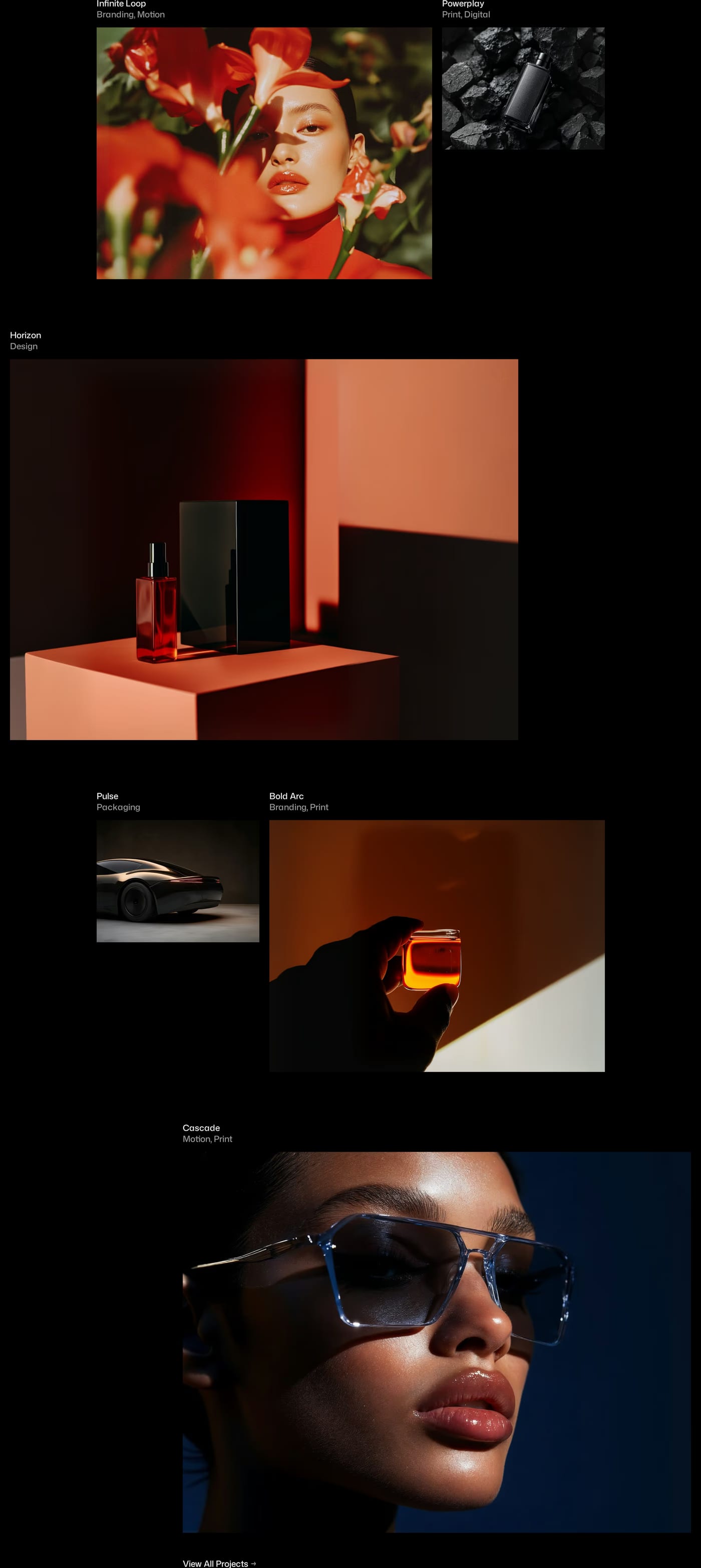 Baseform Portfolio section