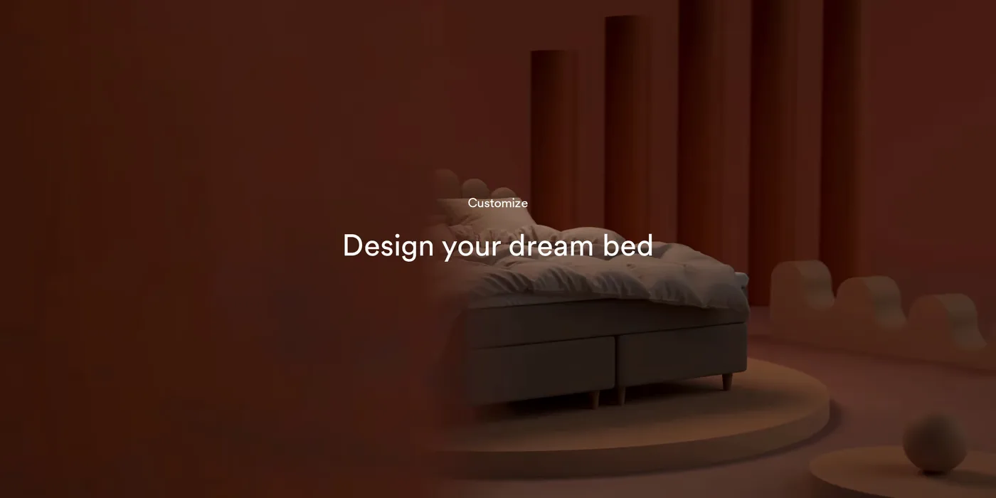 Better Nights — screenshot of the hero section
