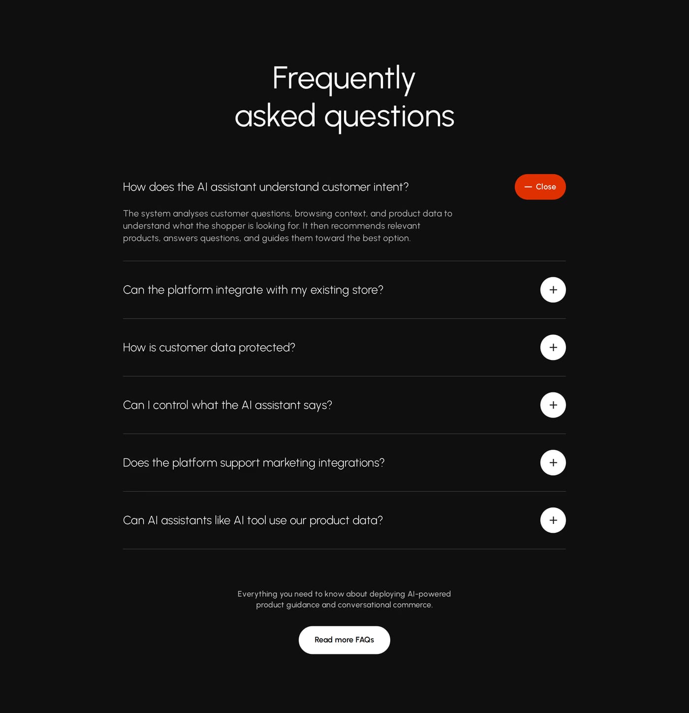 Bliex FAQ section