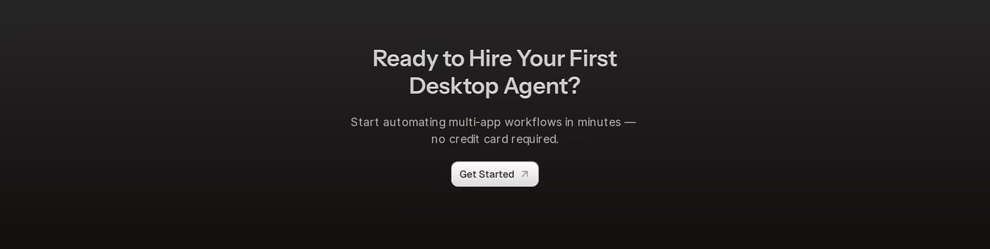 Bytebot — screenshot of the call to action section