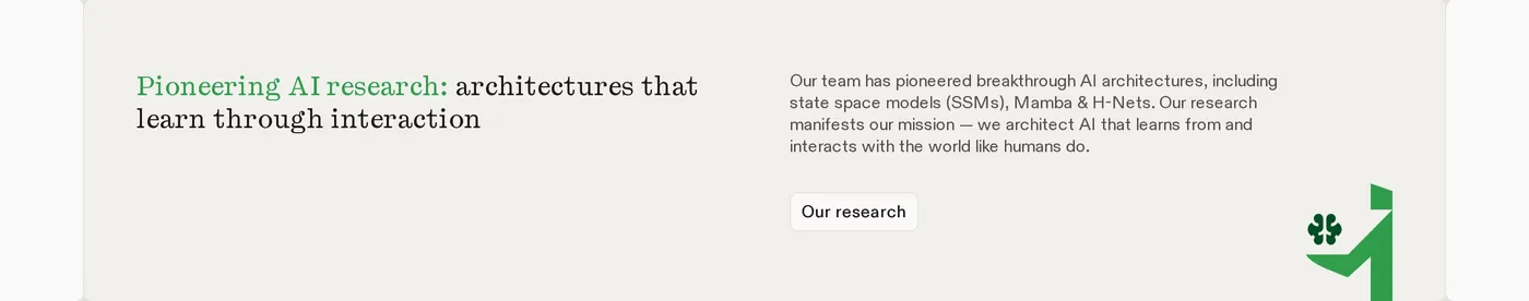 Cartesia — screenshot of the about section