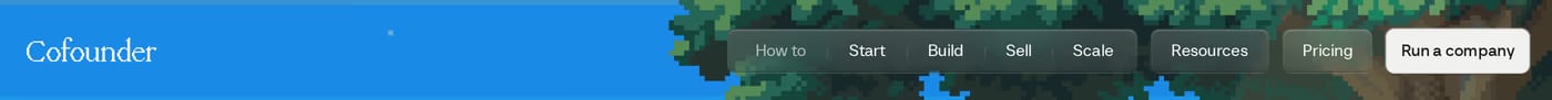 Cofounder Navigation section