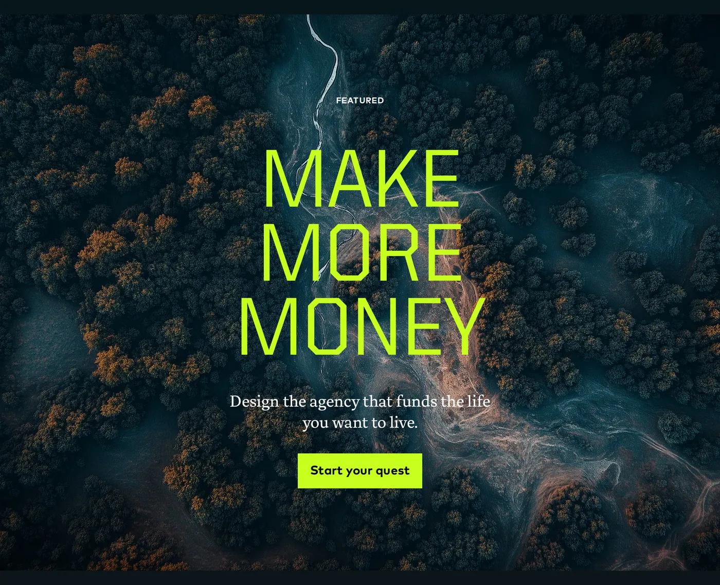 Dan Mall — screenshot of the hero section