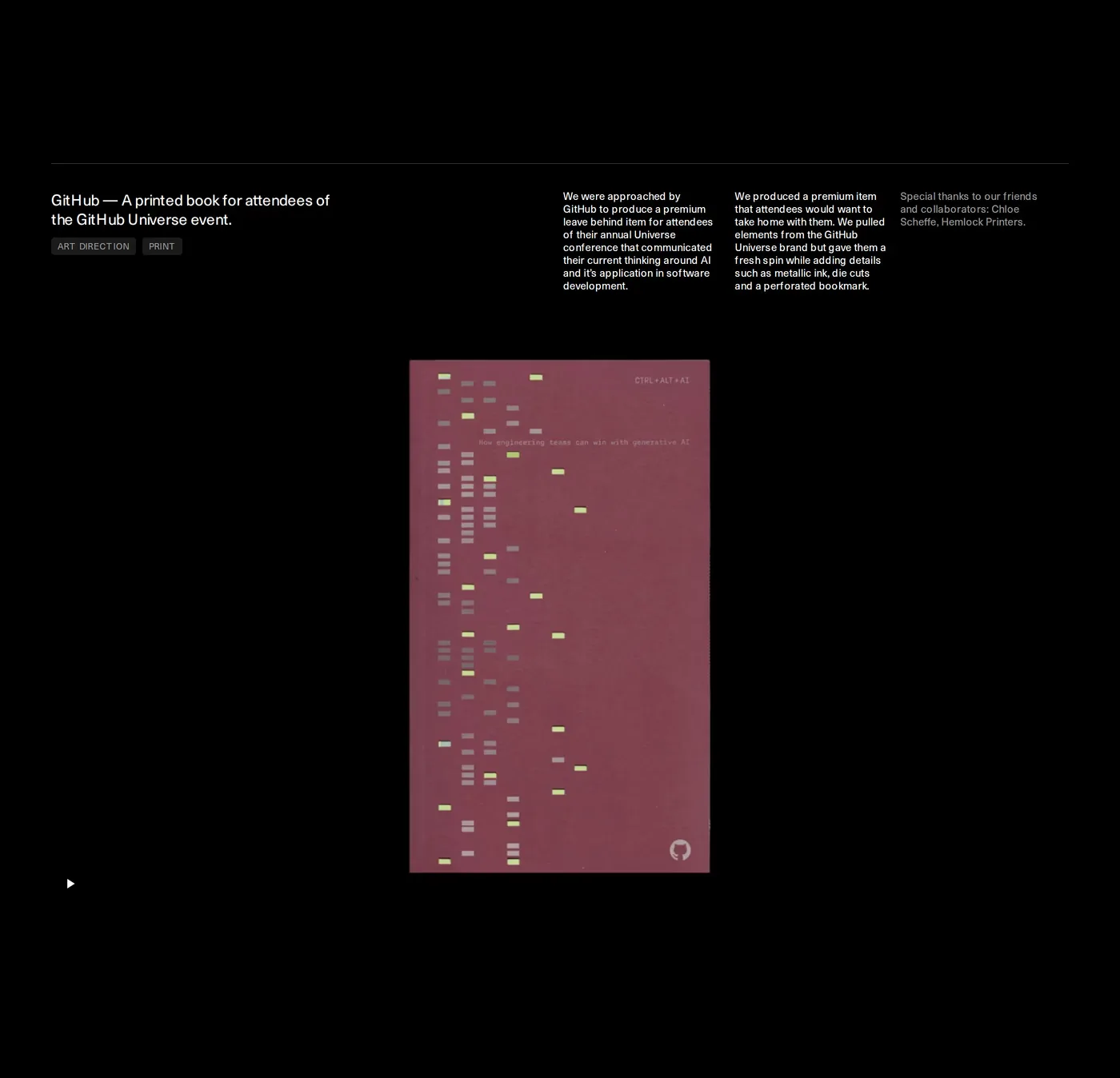 Design Business Company — screenshot of the portfolio section