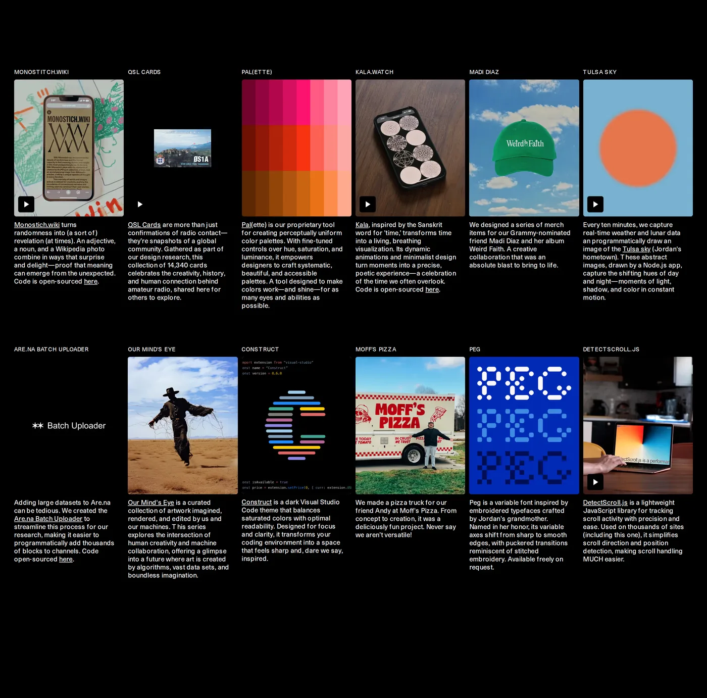 Design Business Company — screenshot of the portfolio section