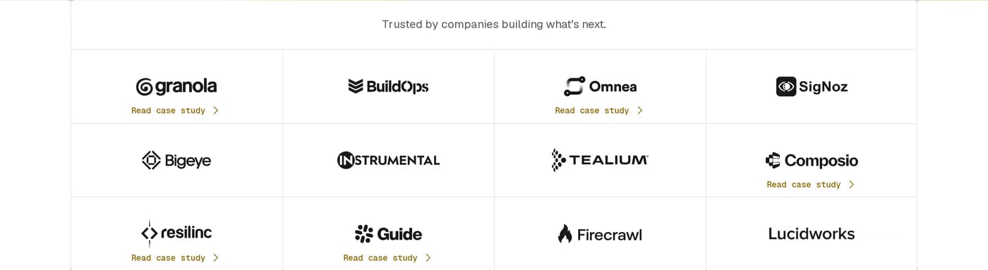 Decimal AI Logos section
