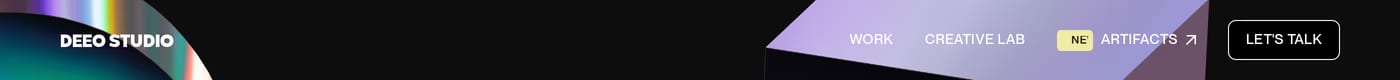 Deeo Studio Navigation section