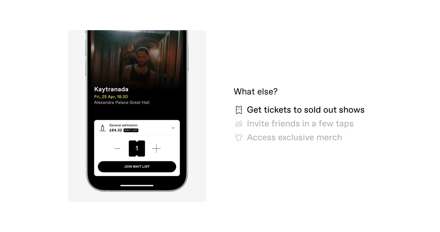 DICE Features section