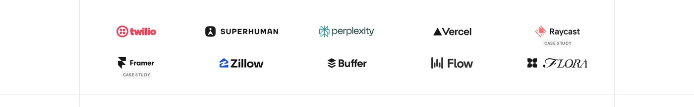 Dub — screenshot of the logos section
