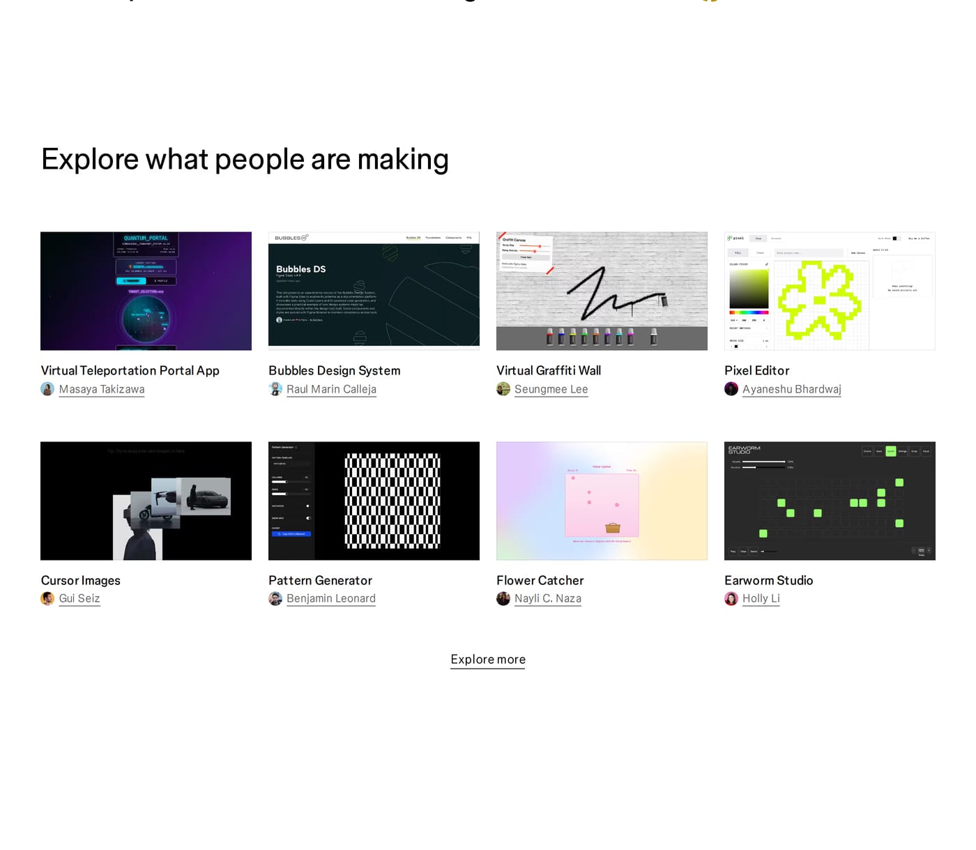 Figma — screenshot of the features section