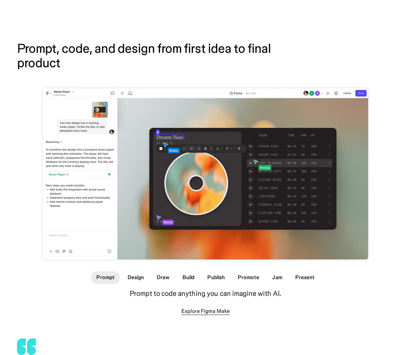 Figma — screenshot of the features section
