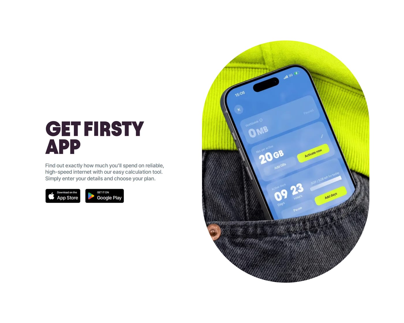 Firsty Call to action section