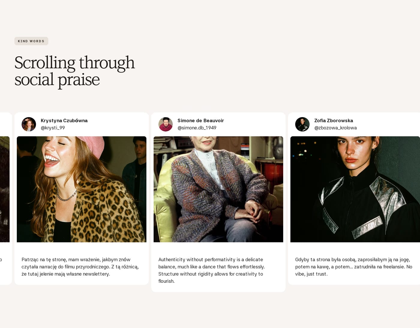 &Fold™ Testimonials section