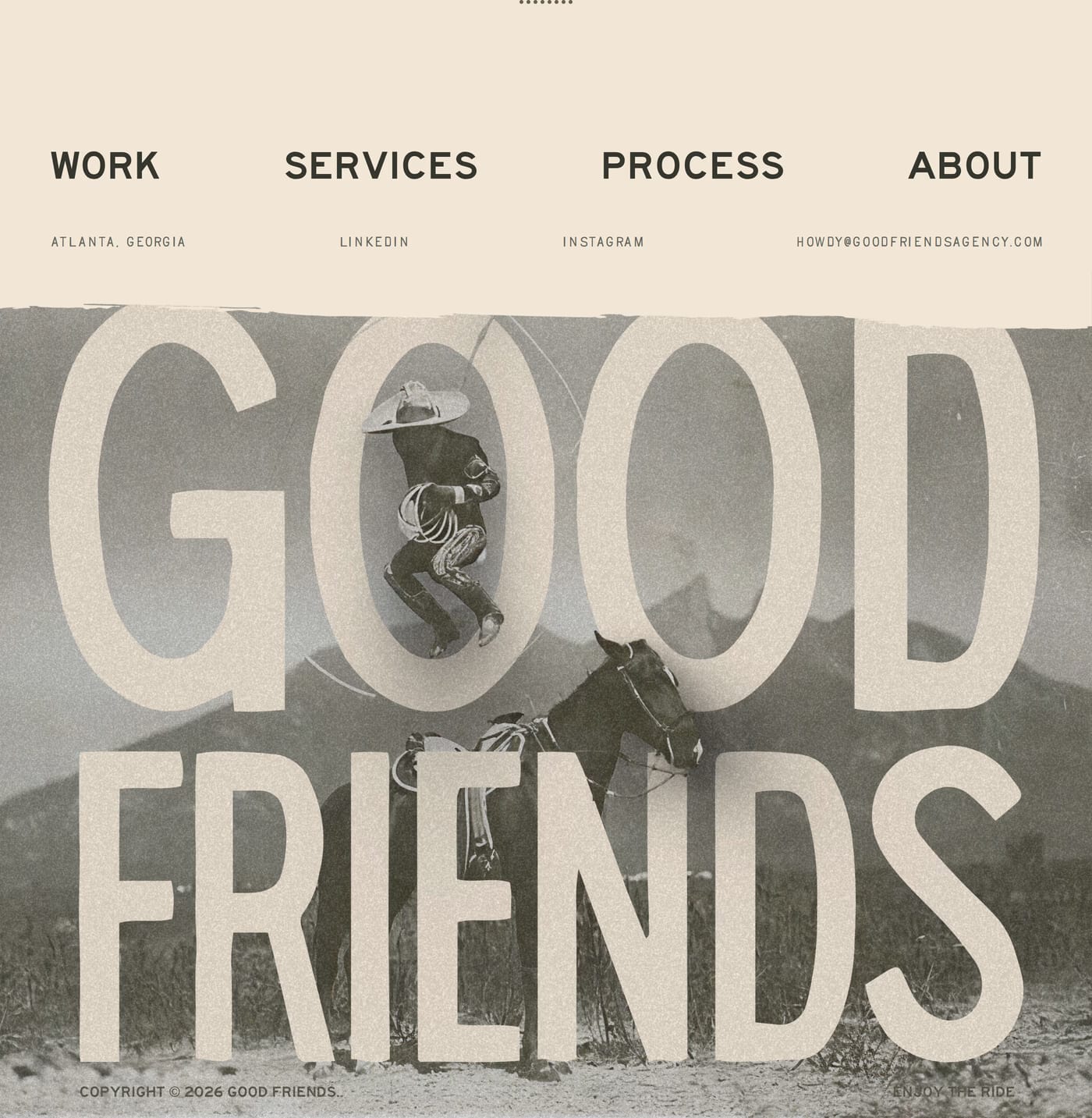 Good Friends Footer section